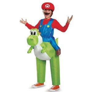 Kids Super Mario Inflatable Yoshi Costume ONE SIZE